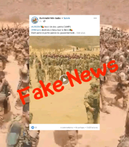 Article : Fact-checking : cette vidéo ne montre pas un camp de militaires français au Bénin